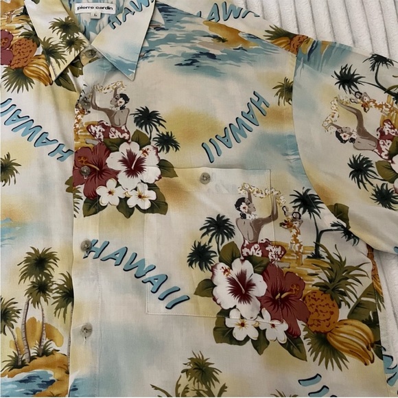 Pierre Cardin Hawaii Shirt - Picture 2 of 7